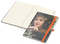 Notizbuch Match-Book Creme Bestseller, A4, Cover-Star, matt-individuell, orange