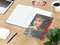 Notizbuch Match-Book White Bestseller, A4, Cover-Star, gloss-individuell, rot