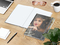 Notizbuch Match-Book White Bestseller, A4, Cover-Star, gloss-individuell, silbergrau