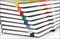 Notizbuch Match-Book White Bestseller, A4, Cover-Star, gloss-individuell, silbergrau