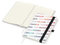 Notizbuch Match-Book Creme Bestseller, A5, Natura, individuell, schwarz