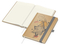 Notizbuch Match-Book Creme Bestseller, A5, Natura, braun-individuell, silbergrau