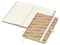 Notizbuch Match-Book Creme Bestseller, A5, Natura, braun-individuell, weiß