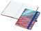 Notizbuch Match-Book White Bestseller, A5, Cover-Star, gloss-individuell, mittelblau