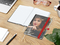 Notizbuch Match-Book White Bestseller, A5, Cover-Star, matt-individuell, rot