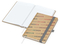 Notizbuch Match-Book White Bestseller, A5, Natura, braun-individuell, silbergrau