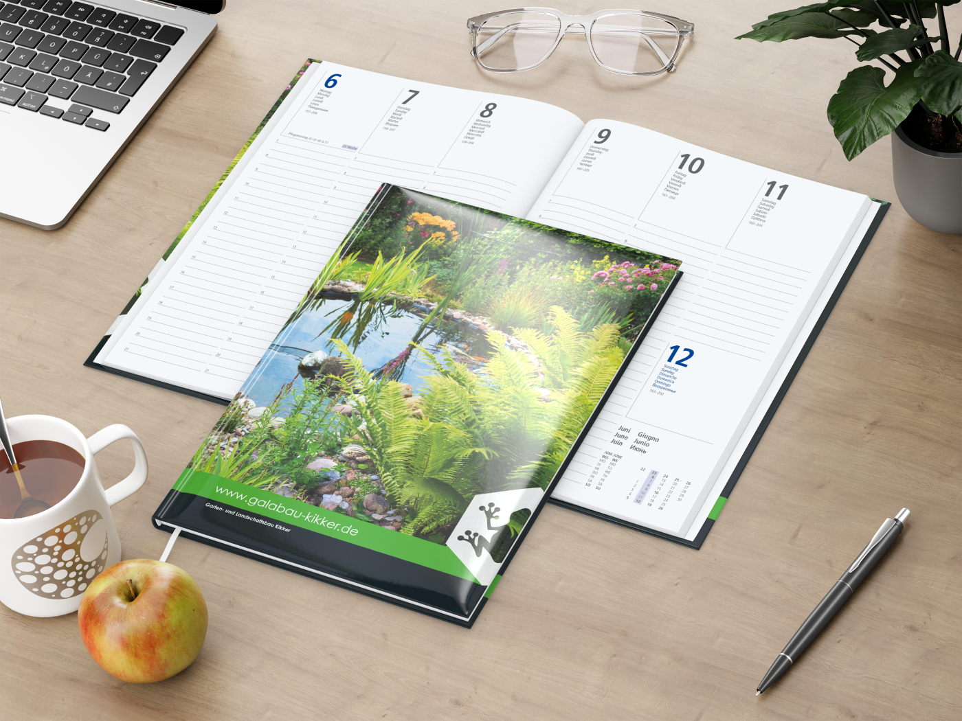 Wochenkalender Media Bestseller inkl. 4C-Druck, matt-individuell