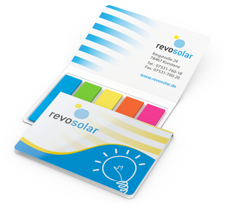 Haftmarker-Set Memo-Card Filmmarker Bestseller, gloss-individuell