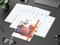 Wochenplaner Match-Hybrid White Bestseller, A4, Cover-Star matt, orange