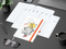 Wochenplaner Match-Hybrid White Bestseller, A4, Natura individuell, orange