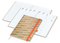 Wochenplaner Match-Hybrid White Bestseller, A4, Natura braun-individuell, orange