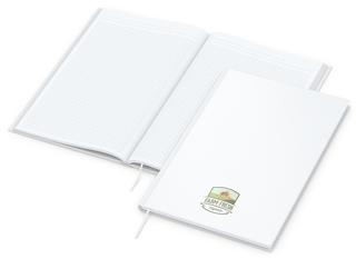 Notizbuch Note-Book Bestseller, A4, matt-weiß