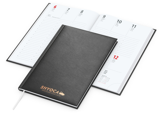 Wochenkalender Prestige Bestseller inkl. Kupferprägung, schwarz