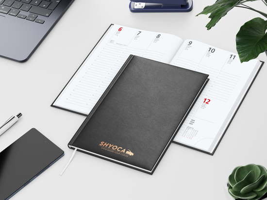 Wochenkalender Prestige Bestseller inkl. Kupferprägung, schwarz