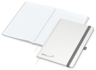 Notizbuch Vision-Book White Bestseller, A4, weiß inkl. Kupferprägung