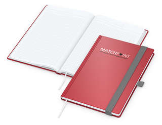 Notizbuch Vision-Book White Bestseller, A5, rot