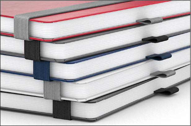 Notizbuch Vision-Book Creme Bestseller, A4, schwarz inkl. Silberprägung
