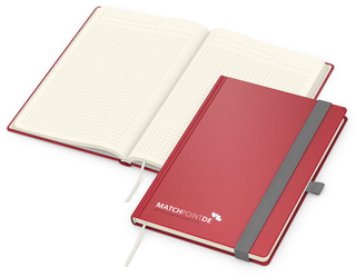 Notizbuch Vision-Book Creme Bestseller, A5, rot
