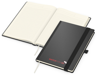 Notizbuch Vision-Book Creme Bestseller, A5, schwarz