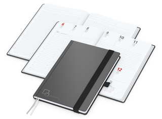 Wochenplaner Vision-Hybrid White Bestseller inkl. Silberprägung