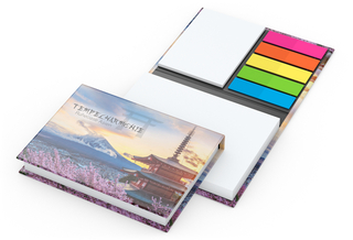 Haftnotiz-Set Wien Bookcover White Bestseller, matt-individuell