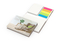 Haftnotiz-Set Brüssel Bookcover Recycling-Matt White