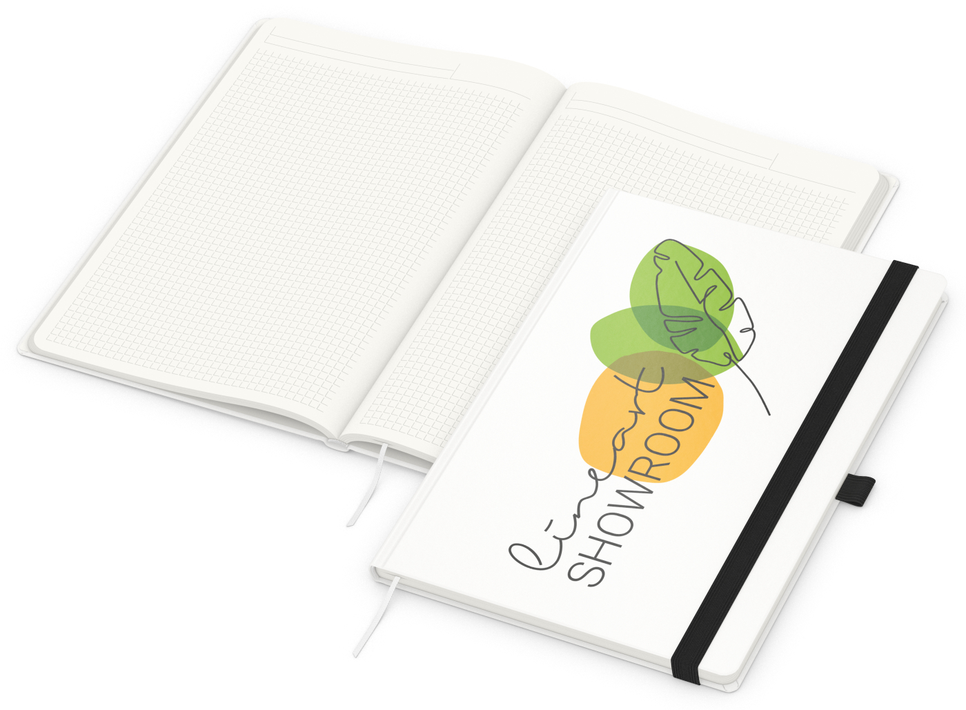 Notizbuch Match-Book, A4, Cover-Star Recycling-Matt, schwarz