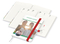 Wochenplaner Match-Hybrid A5 Cover-Star Recycling-Matt, rot
