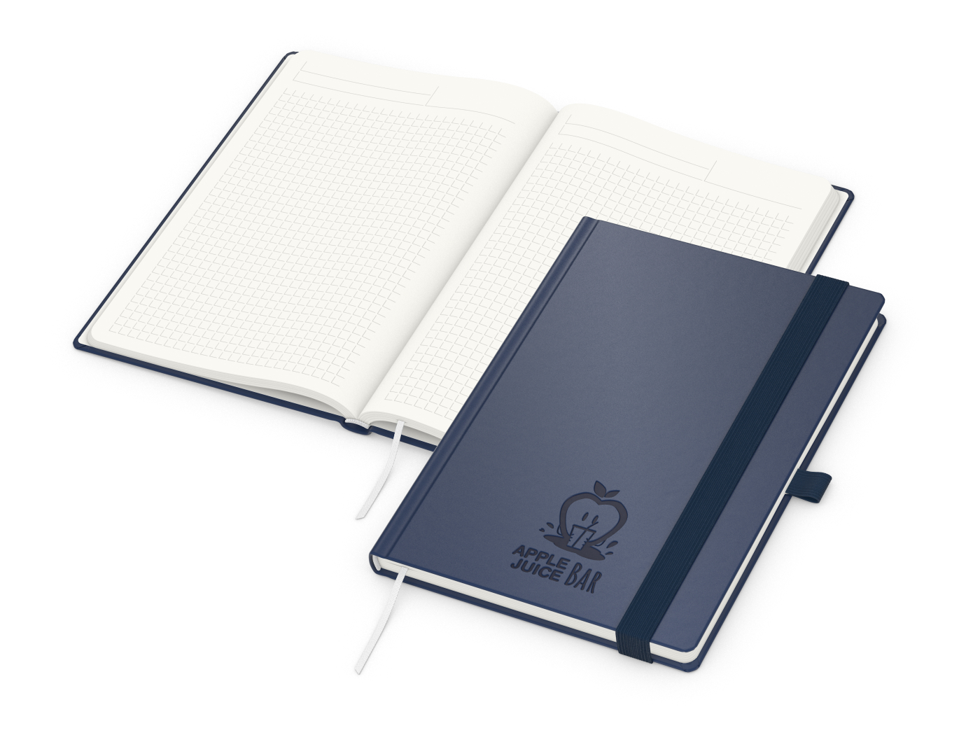 Notizbuch Organic-Book Recycling, dunkelblau