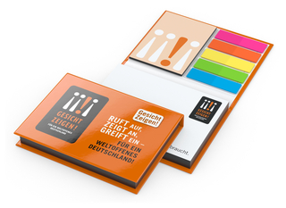Haftnotiz-Set Prag Bookcover Individuell, gloss-individuell