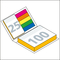 Haftnotiz-Set Prag Bookcover Individuell, matt-individuell