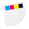 Einzelblattdruck für Zettelbox <50mm, 4-farbig
