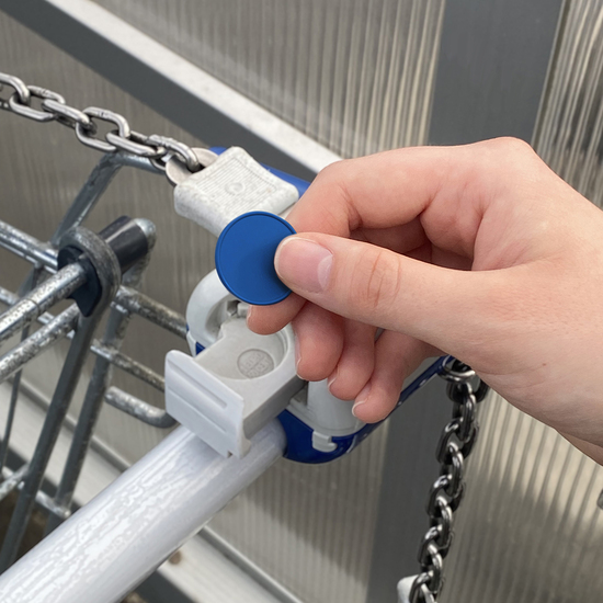 Chiphalter mit 1€-Chip "Haus"