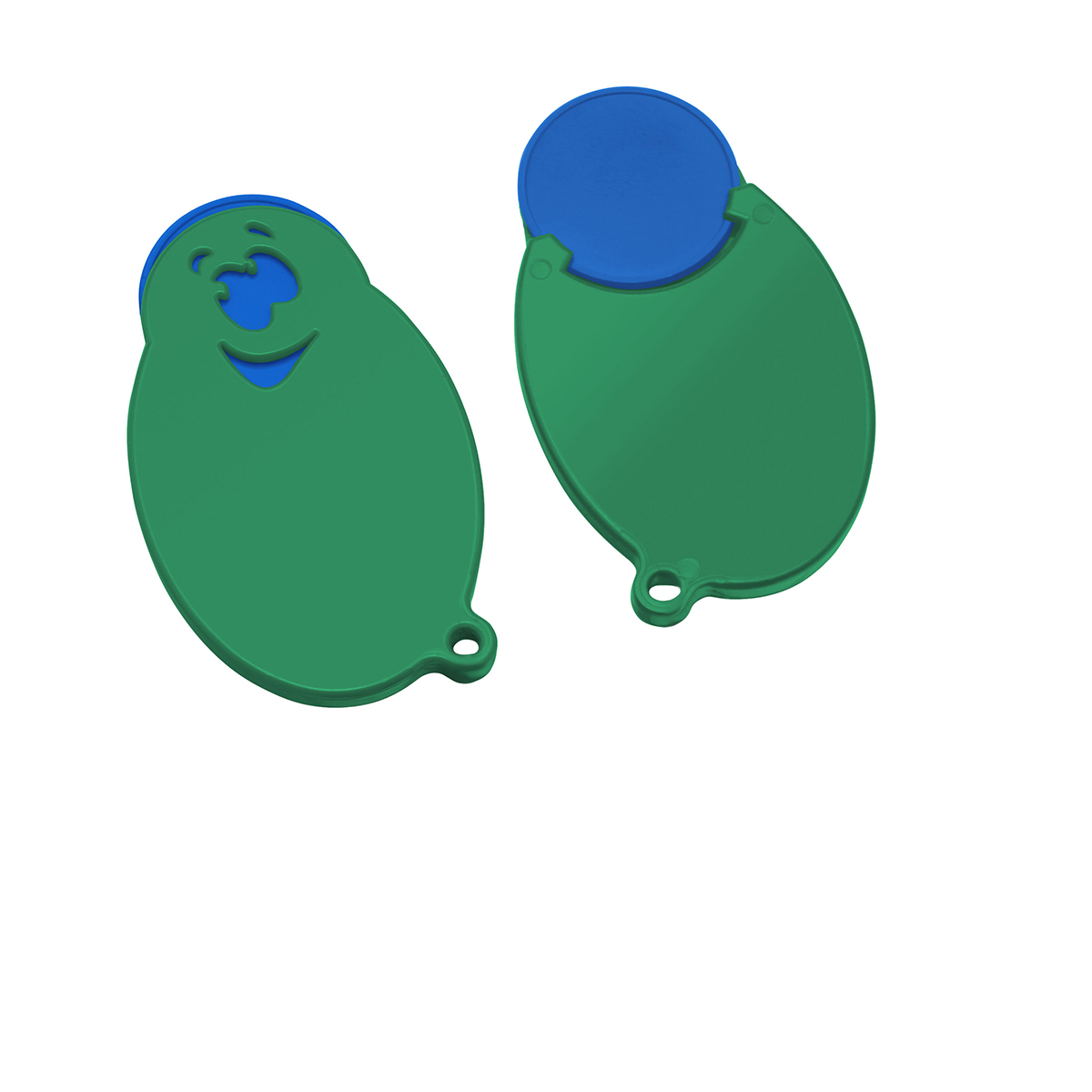 Chiphalter mit 1€-Chip "Gesicht"