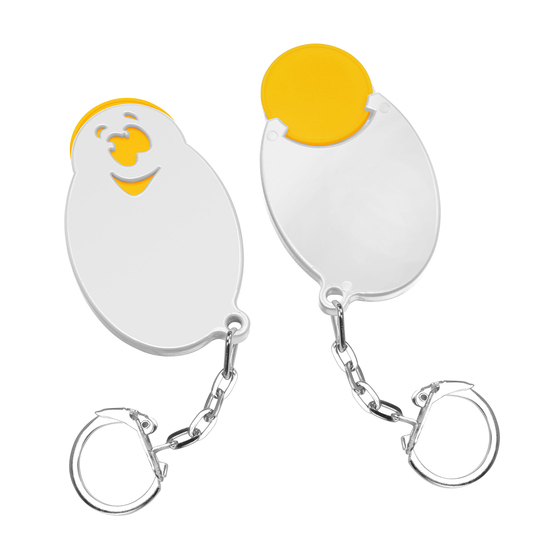 Chiphalter mit 1€-Chip "Gesicht"