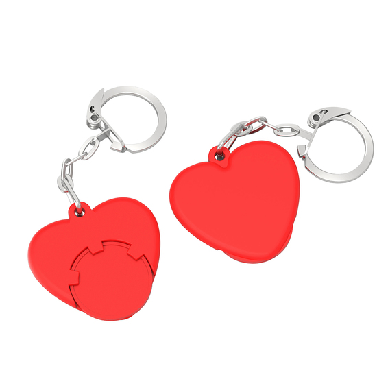 Chiphalter mit 1€-Chip "Herz"