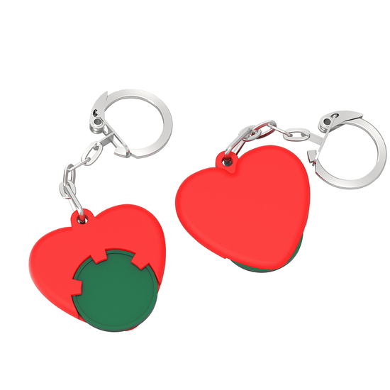 Chiphalter mit 1€-Chip "Herz"