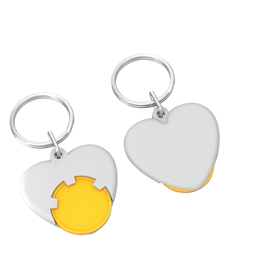 Chiphalter mit 1€-Chip "Herz"