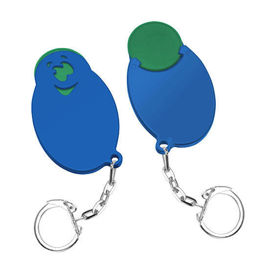 Chiphalter mit 1€-Chip "Gesicht"