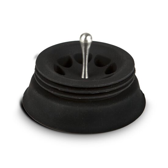 Elegante ROMINOX® Glaskaraffe (1 l) mit 2 passenden Gläsern, 1 Flasche Sirup Limette (0,25 l) & 6 bunten, wiederverwendbaren Eiswürfeln.