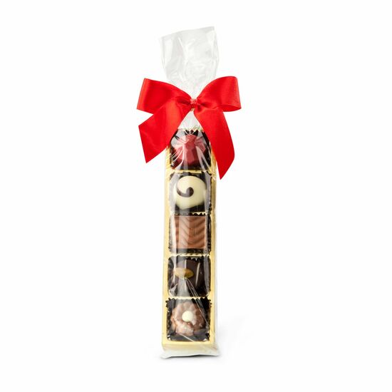 Eine Pralinenstange für jede Gelegenheit. Diesen 5 Confiserie-Pralinen in der Stange (60g) kann niemand so einfach widerstehen! Ohne Alkohol