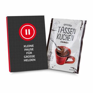 Geschenkartikel: Tassenkuchen 70 g, kleine Pause im Home-Office 2K1357d