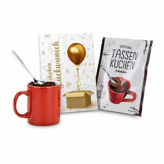 Geschenkartikel: Tassenkuchen 70 g, Herzlichen Glückwunsch 2K1357g