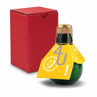 Origineller Sekt Only 4 u - Karton Rot, 125 ml 2K1358b4