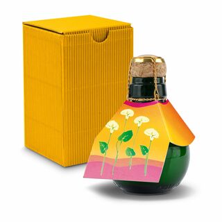 Origineller Sekt Calla - Karton Gelb, 125 ml 2K1358e1