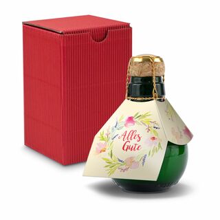 Origineller Sekt Alles Gute - Karton Rot, 125 ml 2K1358k4