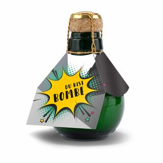 Kleinste Sektflasche der Welt Du bist Bombe, 125 ml 2K1540v