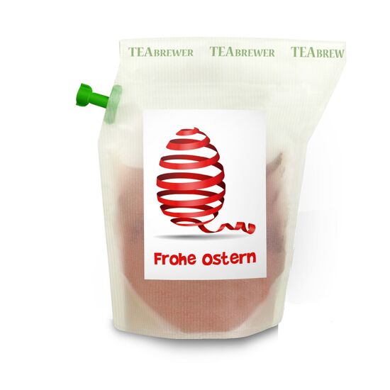 Verschenken Sie Fröhlichkeit & Genuss zu Ostern mit diesem wiederverwendbaren Brühbeutel. Heißes Wasser eingießen, ziehen lassen & genießen.