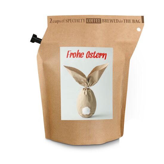 Verschenken Sie Fröhlichkeit & Genuss zu Ostern mit diesem wiederverwendbaren Brühbeutel. Heißes Wasser eingießen, ziehen lassen & genießen.