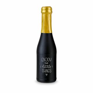 Promo Secco Piccolo - Fl. schwarz matt - Kapsel gold, 0,2 l 2K1938a